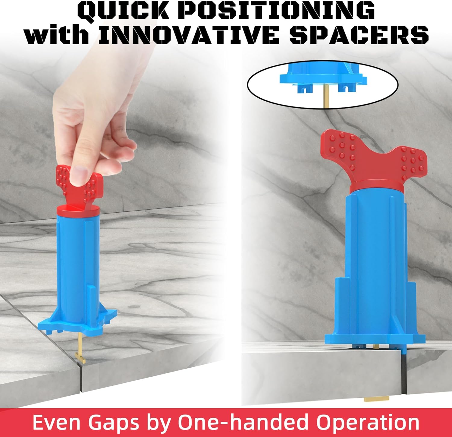 Reusable Tile Leveling System, Floor Leveler Self Leveling Compound, Tiling Tools and Accessories, Tile Tools for Installation Tile Leveler (120 Sets)