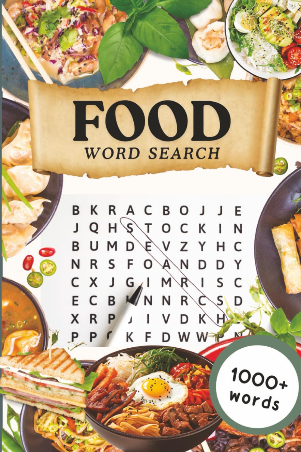 Food Word Search Puzzle Book: Word Searches with Easy to Read Print about Food, Delicious Meals, Tasty Treats and More | 6x9 inches, 110 pages | 50+ ... Gift for Vacations, Holidays, or Free Times