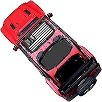 Vista 10 de Shadeidea - Parasol para capota de automóvil, parte delantera y trasera (funda solar de malla de color negro, no se decolora, calavera de azúcar)