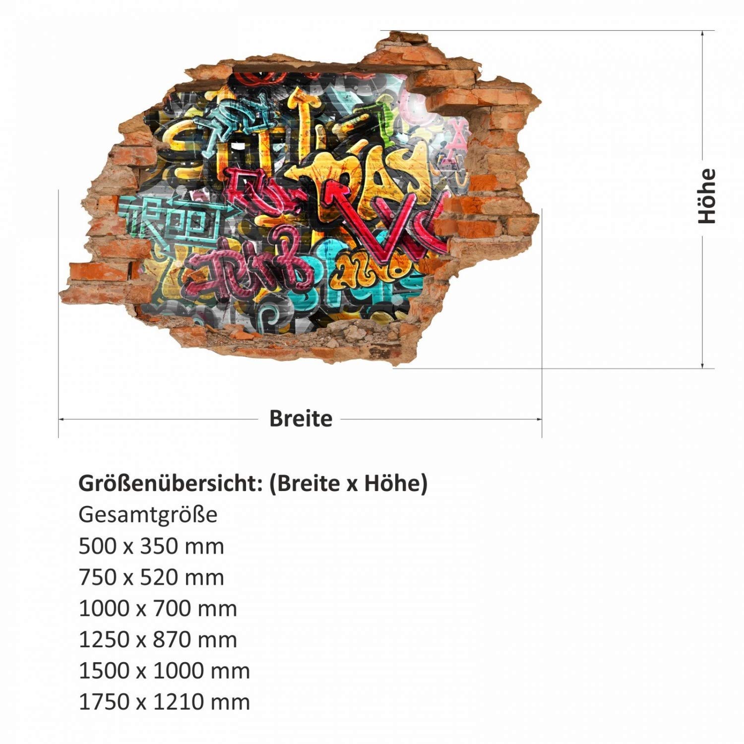 CARTA PERGAMENA GRAFFITI bambini colorazione da parete disegno appiccicoso EUR 13,48 - IT