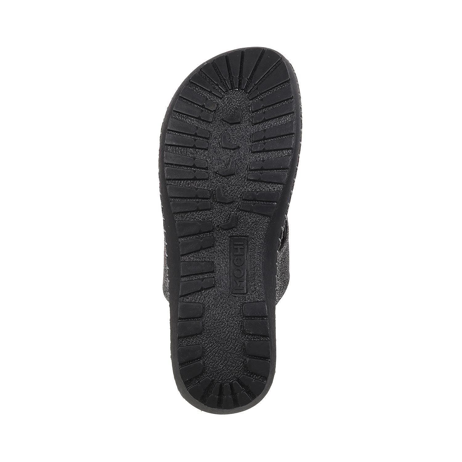 Mochi Women Gun Metal Flat Comfort Slip-on UK/6 EU/39 (44-1827) 4