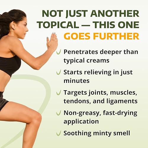 Miniatura 5 de 1-TDC Crema de alivio de articulaciones y músculos, uso en la espalda, rodilla, cuello, hombro, cadera, alivia las articulaciones rígidas, músculos