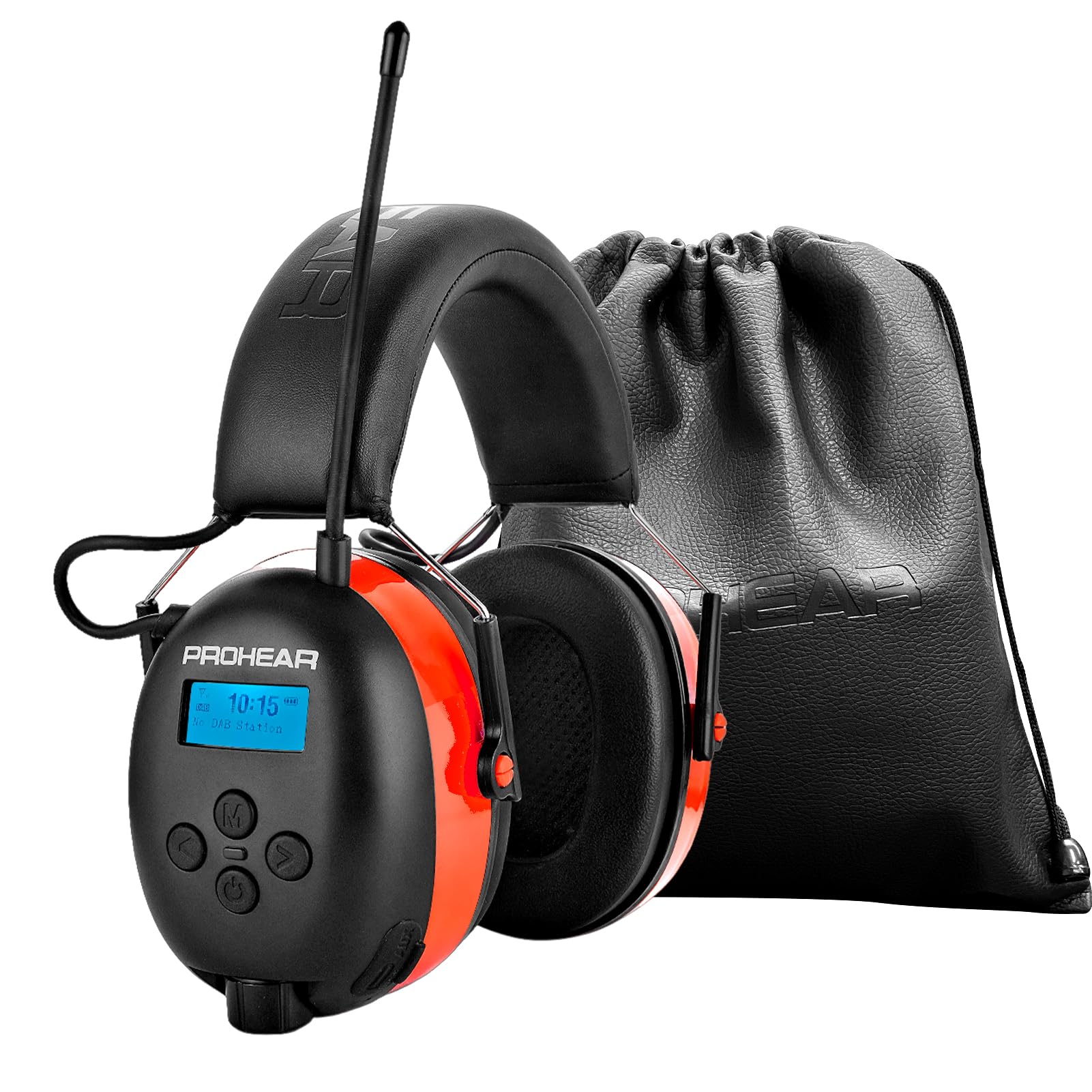 proheer 033a cuffie impermeabili con radio bluetooth snr 31db negro