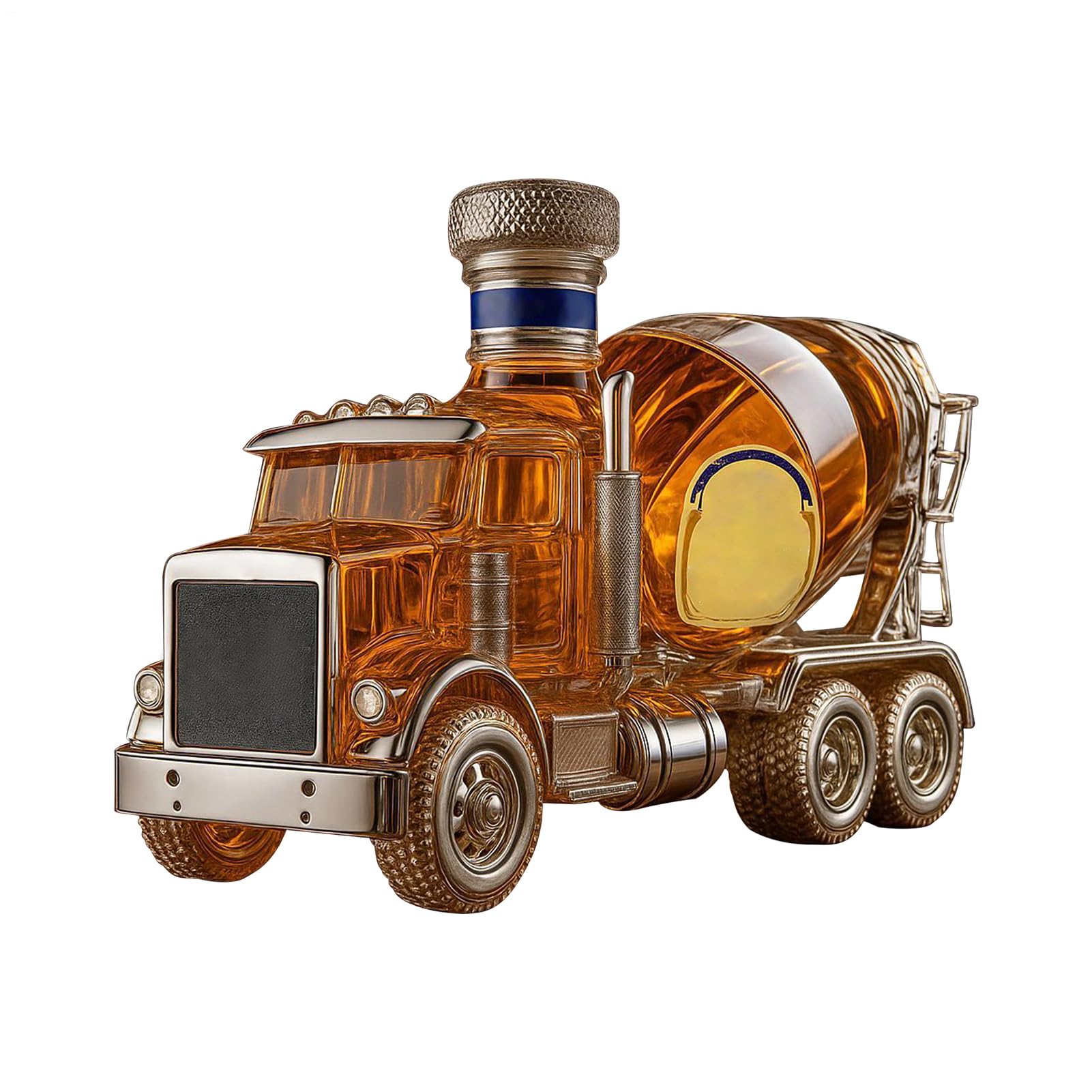 Carafe à whisky en verre 16cm et décanteur d'alcool pour décoration maison et fête