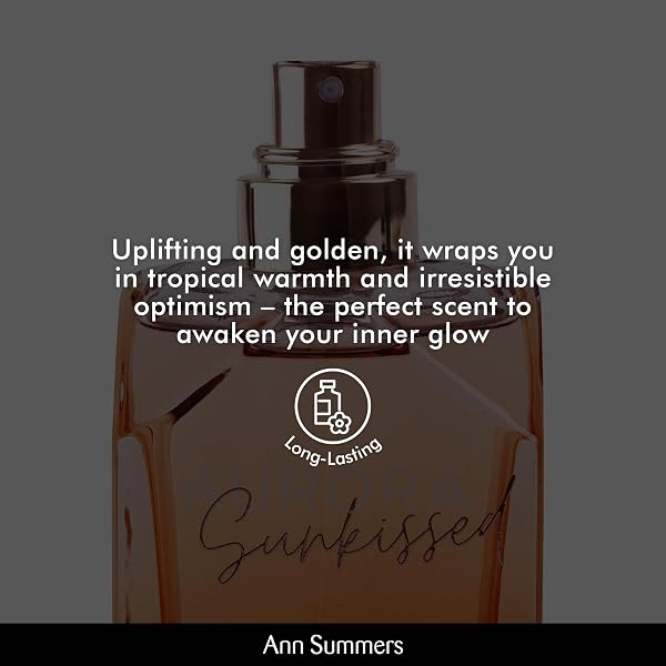 Ann Summers Aurora Sunkissed Pheromone Perfume for Women (100ml Eau de Parfum) β Long-Lasting Womens Perfume with Coconut & Vanilla β Alluring Fragrance to Enhance Attraction β Vegan & Cruelty-Free - 3