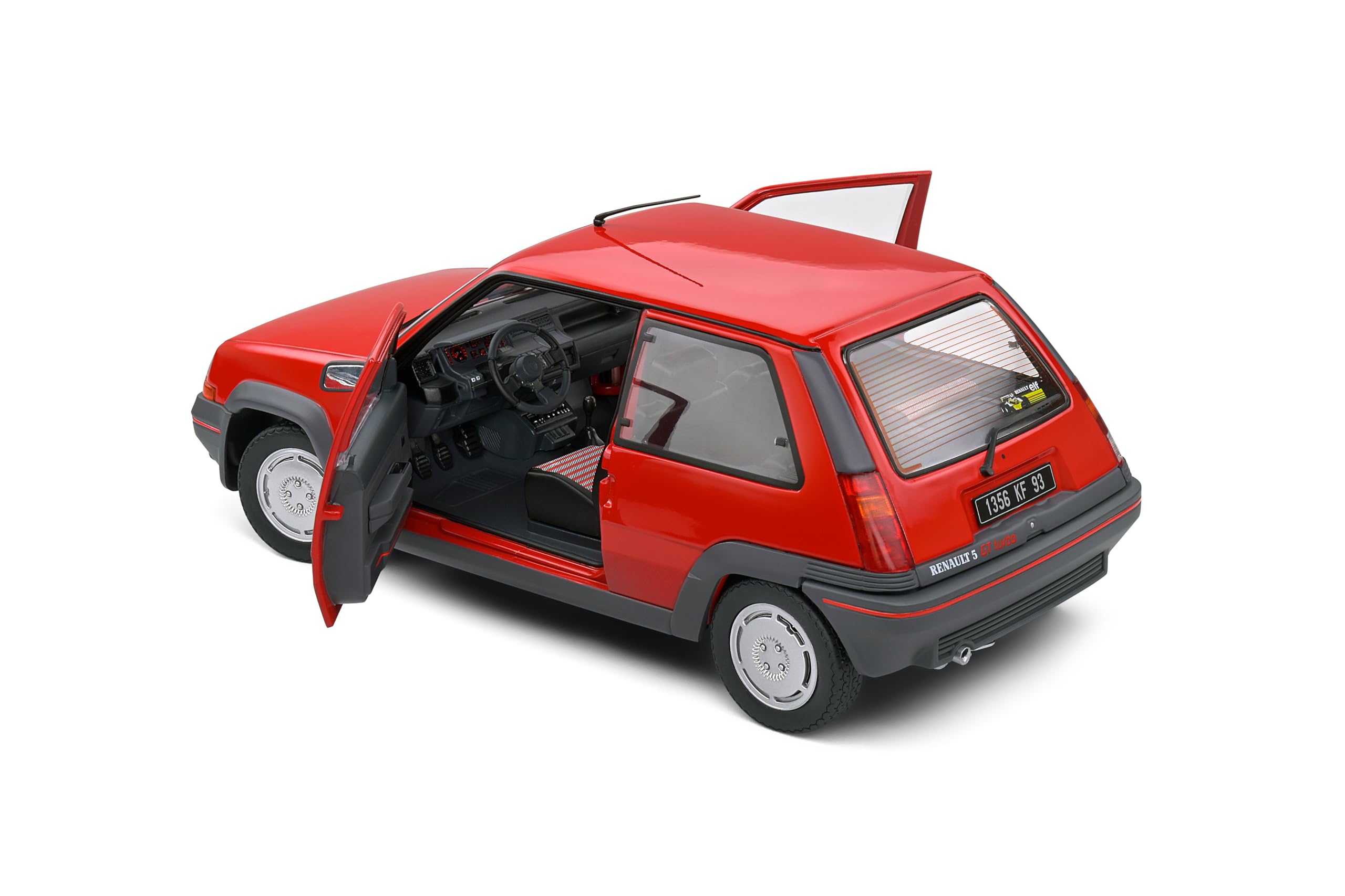 Solido 1:18 Renault 5 GT Turbo MK1 Red 1985 - Coche de Miniatura
