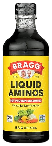 Miniatura 10 de Braggs del Bragg Aminos líquido 16oz 1Lb con una tapa abatible