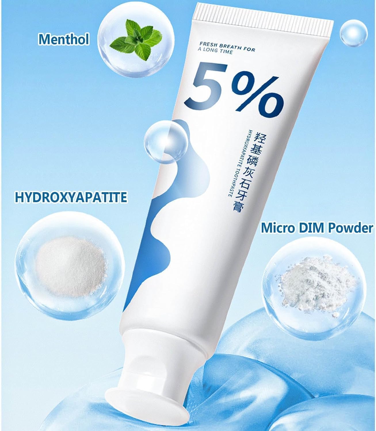 3 3′-Diindolylmethane Toothpaste, Toothpaste, Probiotic Whitening (3/6PC) (3PC)
