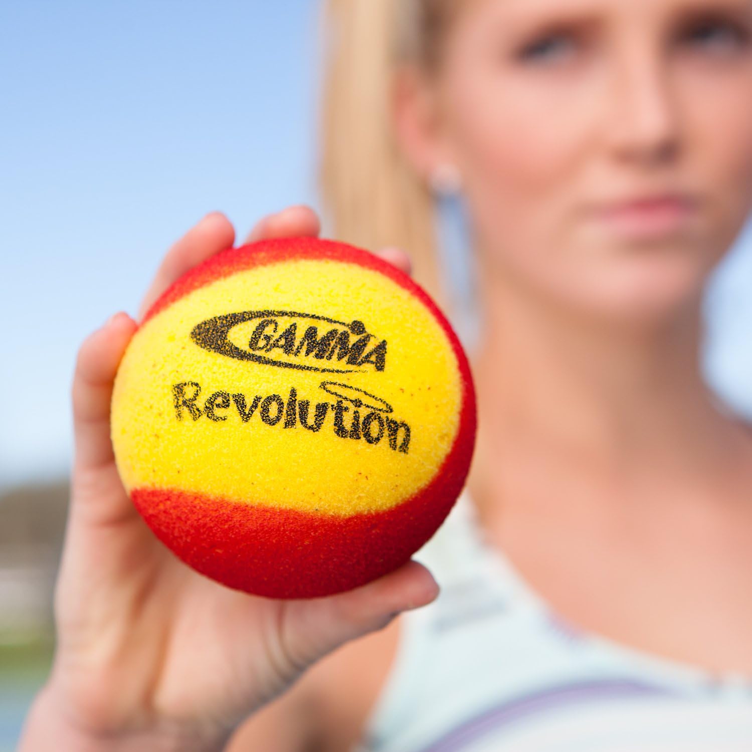 Gamma Sports Revolution Foam Ball, Reduced Speed, Oversized, Medium Bounce, Training and Practice Tennis Balls for Kids and Beginners, Pickleball Training, Youth Sports, Quiet Play