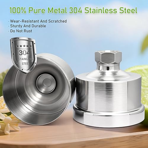 Miniatura 6 de Filtro de ducha de metal inoxidable 304, suave al agua, filtro de vitamina C para eliminar el 99% de cloro, mejorar tu piel y cabello, fácil