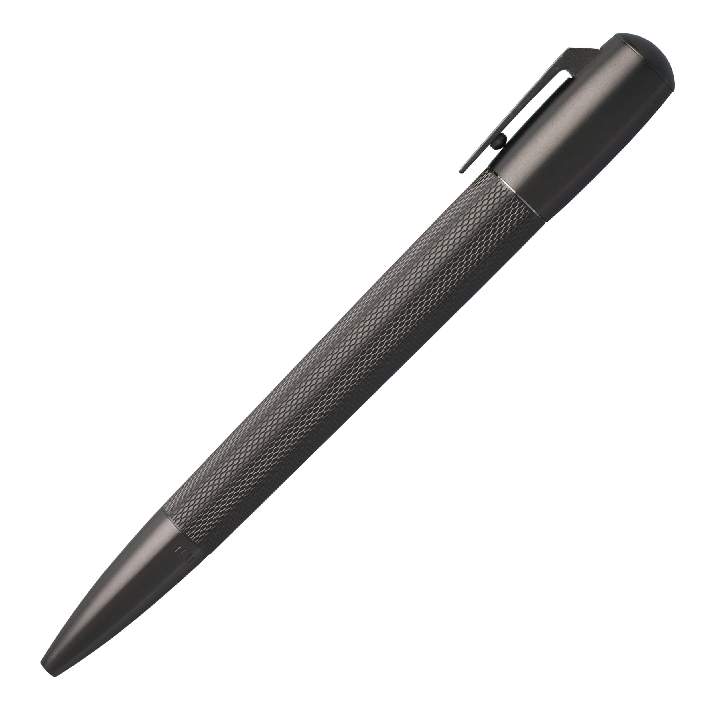Hugo Boss HSY6034 Kugelschreiber Pure Matte Dark Chrome, 1 Stück (1er Pack)