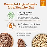 Vista 3 de Zesty Paws Probióticos para perros, enzimas digestivas flora intestinal, salud digestiva, diarrea y apoyo intestinal, DE111, probióticos para perros