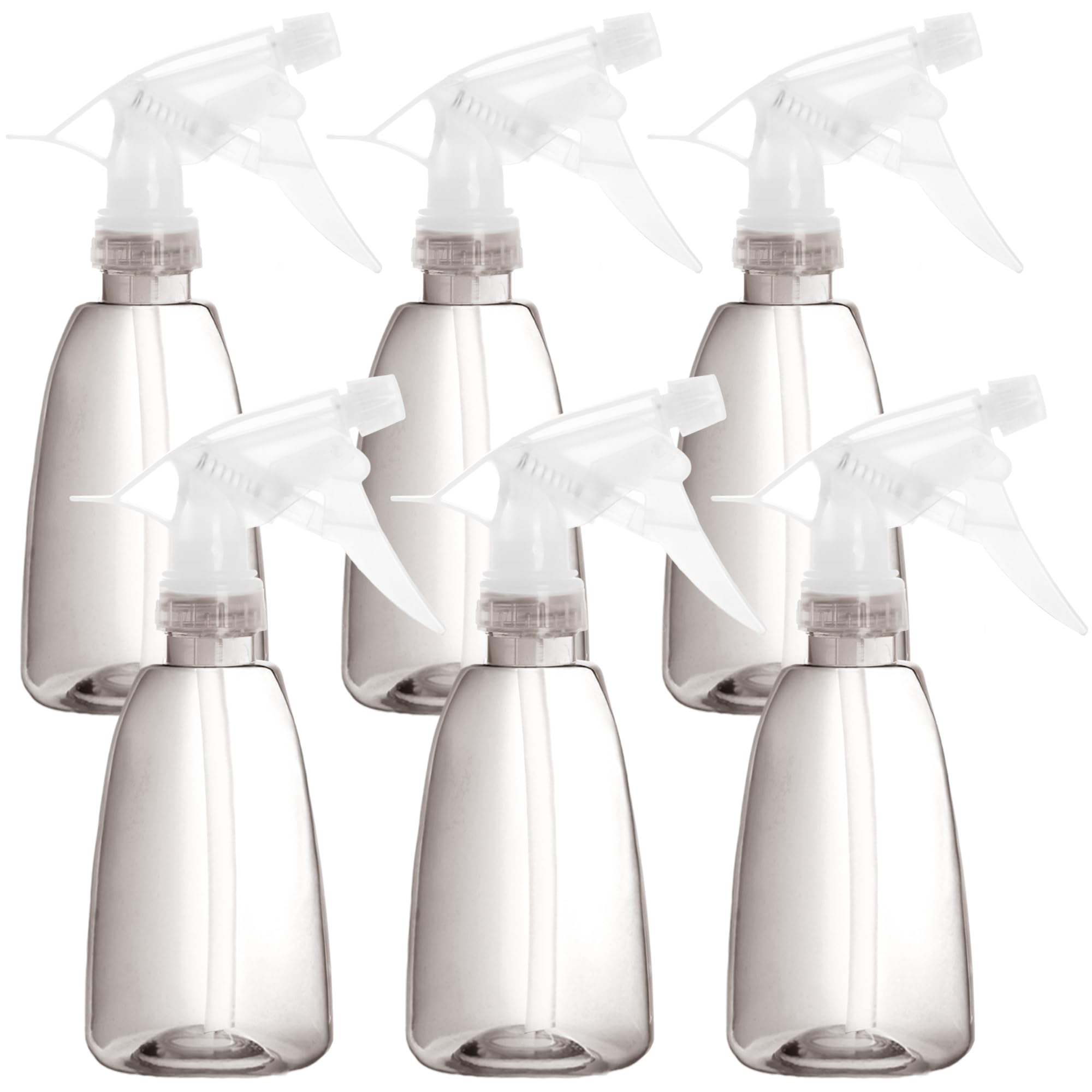 Flacons vaporisateurs vides en plastique gris pour solutions capillaires et entretien