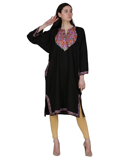 WOOLLEN EMBROIDERD PHERAN/KURTI 
