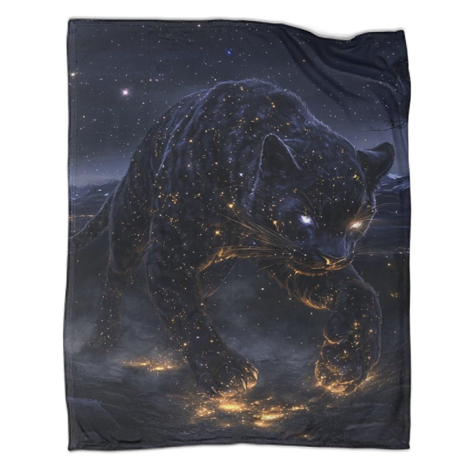 Couverture léopard en microfibre 180x200 cm pour lit et canapé