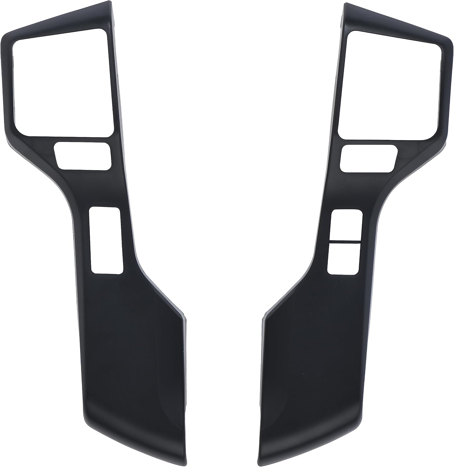 AJT DESIGN Complete Chrome Delete Interior Bundle for Toyota Tacoma (2016-2023) | Includes Steering Wheel Trim, Door Handle Covers, Vent Rings, Shift Knob Trim & Cup Holder Rings | Made in USA