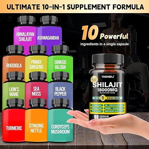 Miniatura 7 de Paquete de cápsulas Shilajit y gomitas de jengibre y cúrcuma