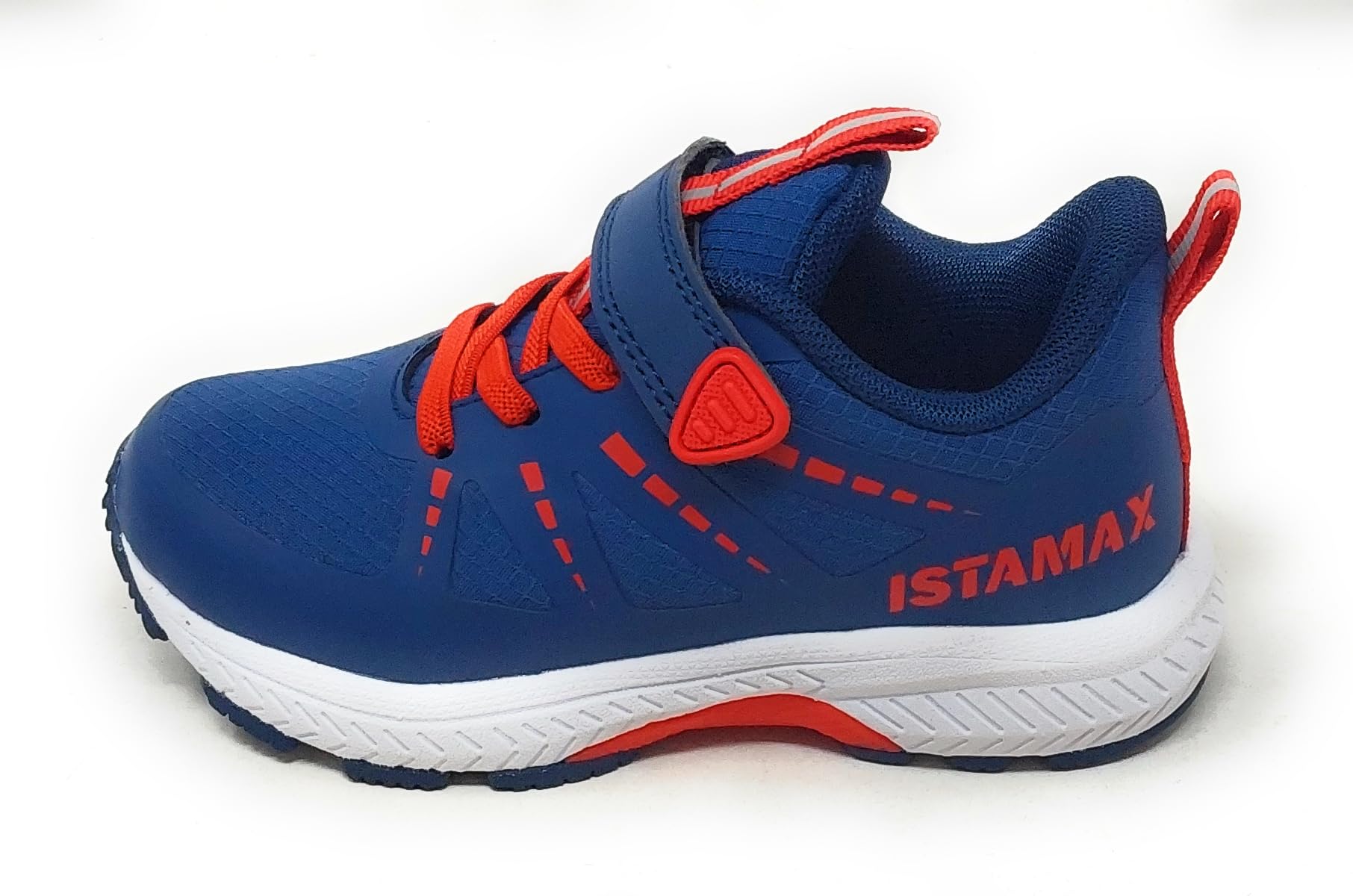 Scarpe Sportive Bimbo,a Strappo,Blu Rosso,Mesh Traspirante Antipioggia,Modello IMAA3805