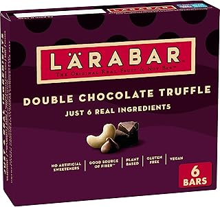 Larabar Double Chocolate Truffle, Gluten Free Vegan Fruit & Nut Bars, 6 ct