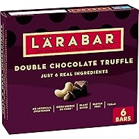 Vista 9 de LÄRABAR - Barrita vegana de frutas y frutos secos sin gluten de trufa de chocolate y frambuesa, 8