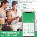 Hesley Premium Smart Bluetooth Body Fat Weighing Scale with 18 Essential Measurements and ITO Conductive Glass,FDA Approved with Hesley App (Bluetooth Sensor Technology) gallery image