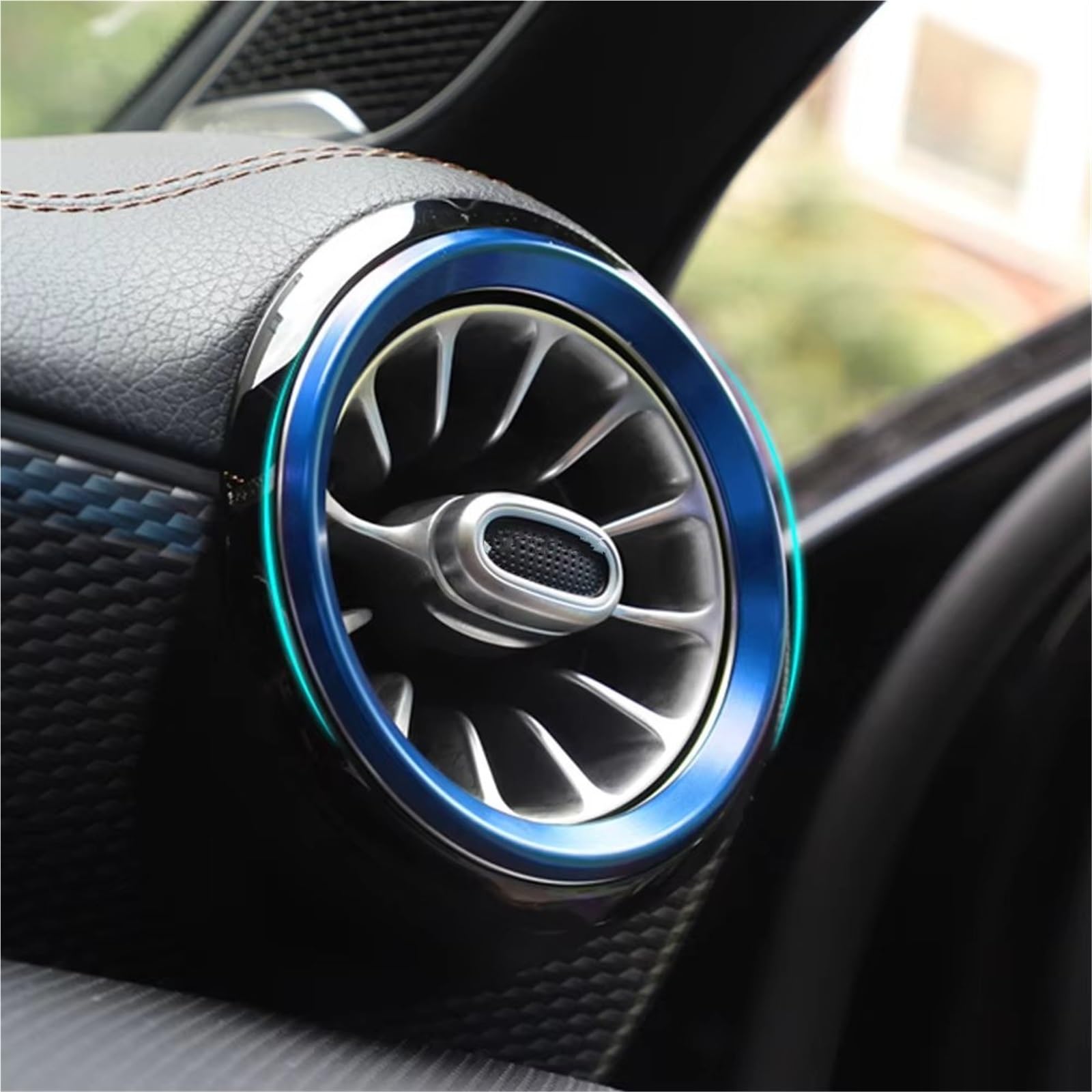 Compatible Con Benz Para Clase A V177 A200 2019 2020 2021 2022 2023 2024 2025 2026 Cubierta Anillo Salida Ventilación Aire Acondicionado Para Automóvil