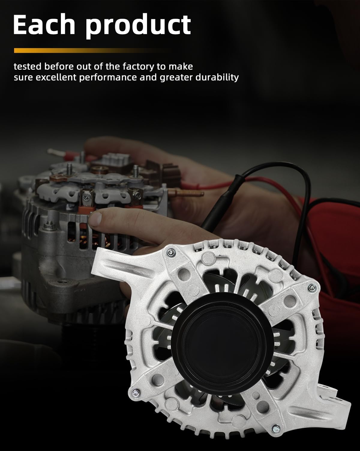 OCPTY Alternator for Ford for Explorer 2013-2016,for Ford for Fusion 2013-2017,for Ford for Taurus 2013-2015,for Lincoln for MKC 2015-2016 11664 Automotive Alternator Replacement