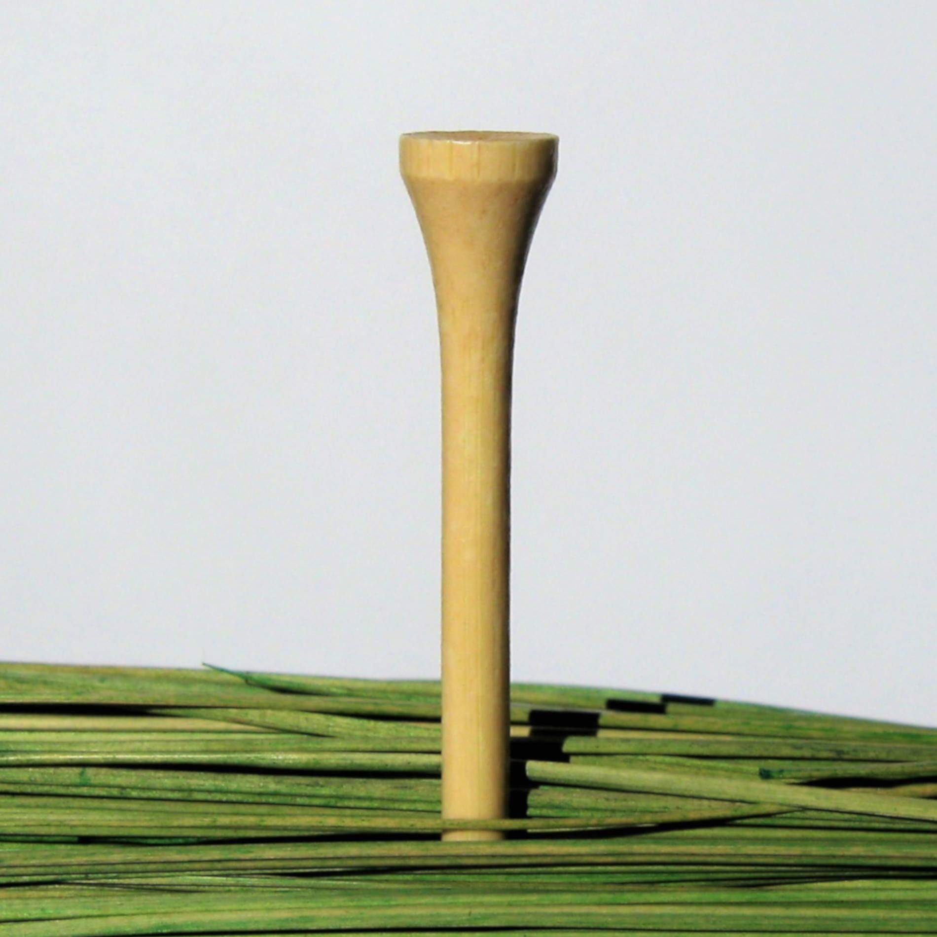 Premium Golf TEES - 54 mm (2 1/8") - 250 Stück - Bambus - Farbe: Natur (lackiert)
