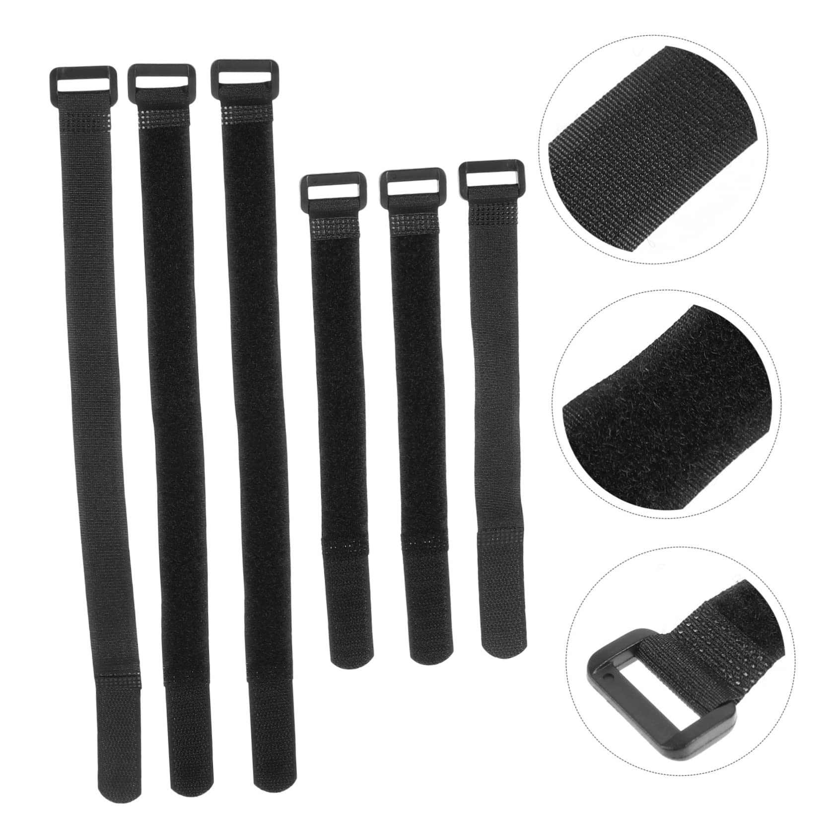6 Fasce Regolabili Per Mountain Bike - Cinghie Nylon Per Trasporto Sicuro Biciclette