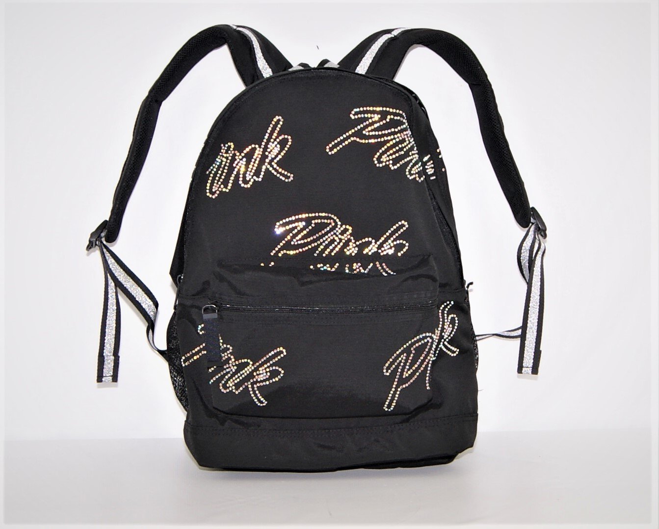 Victorias Secret Pink New Campus Backpack Pure Black 