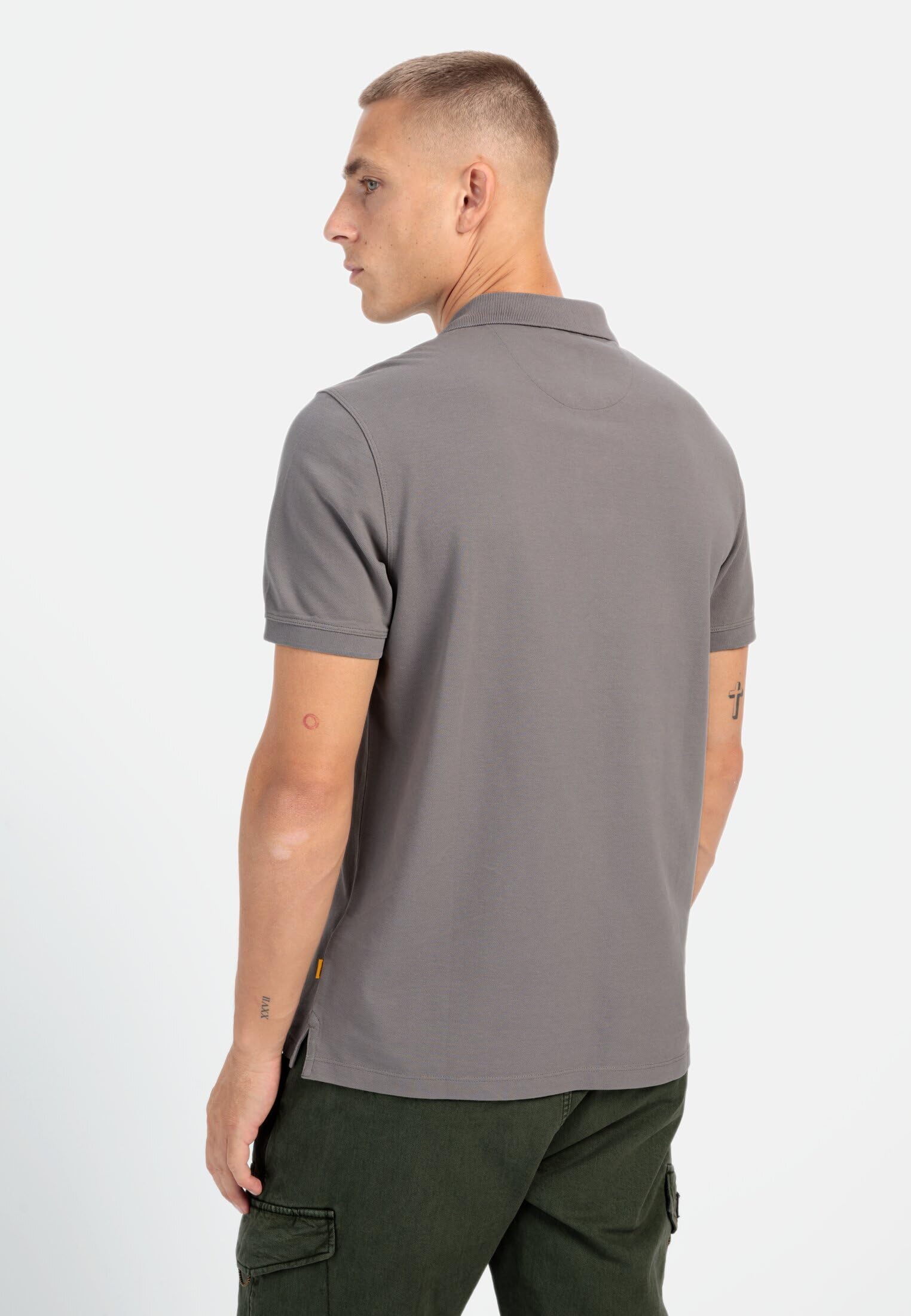 camel active Herren Kurzarm Poloshirt aus Baumwolle