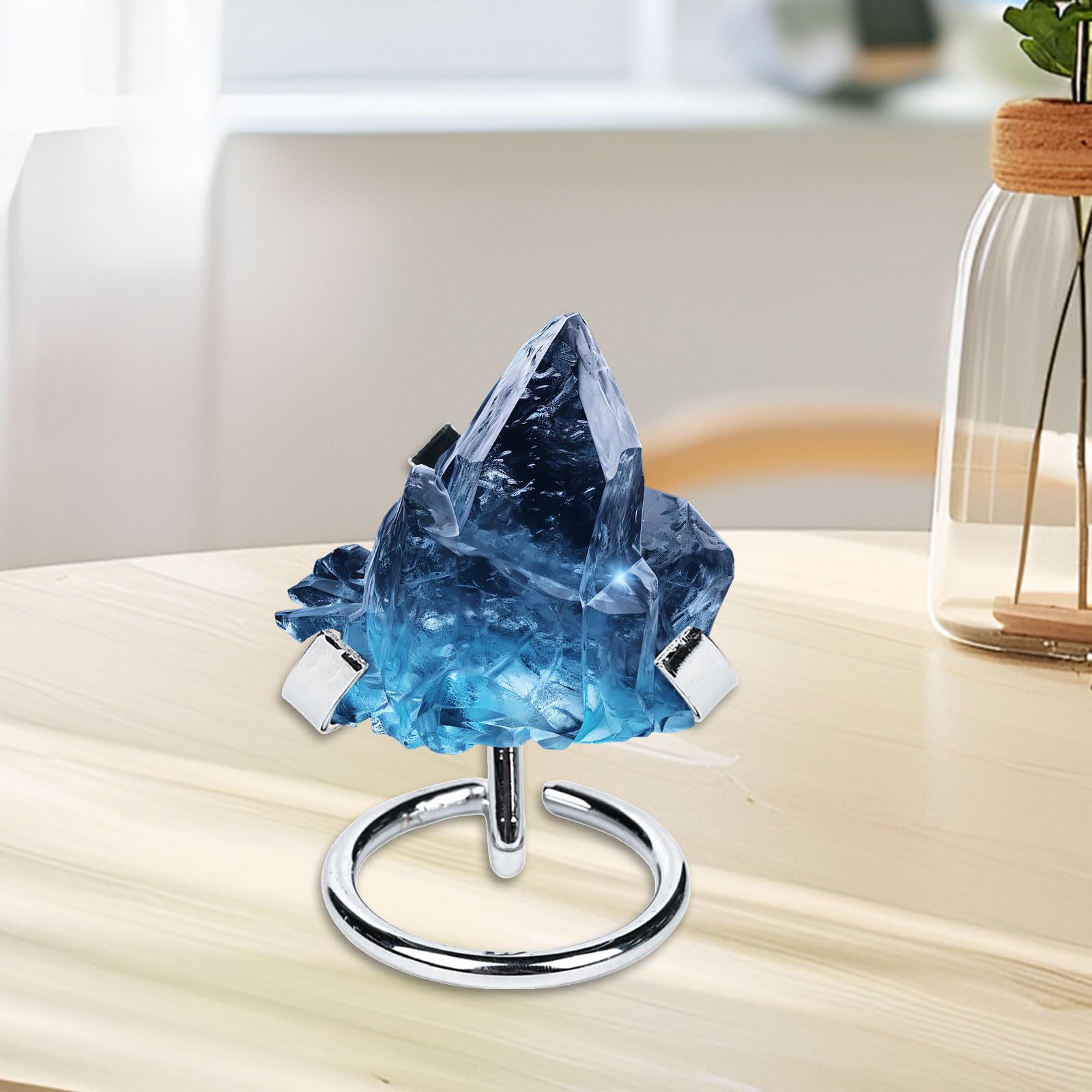 MiOYOOW Lot De 4 Présentoirs En Métal Pour Cristal, Petit