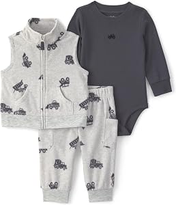 Carter's Baby Boys' 3-piece Bodysuit Pant Sets