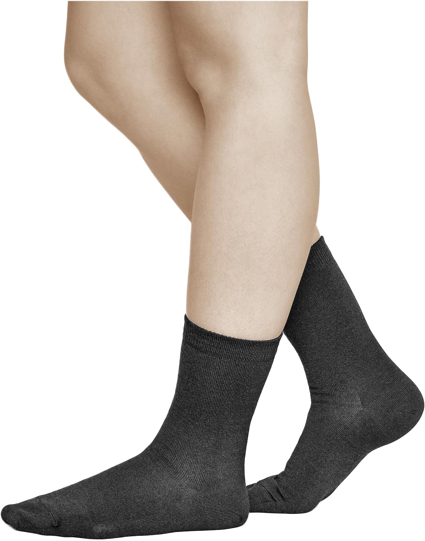 vitsocks Women's 80% MERINO WOOL Thin Warm Winter Socks (3 PAIRS) Fine Lightweight Mid Everyday Woollen Dress Ladies