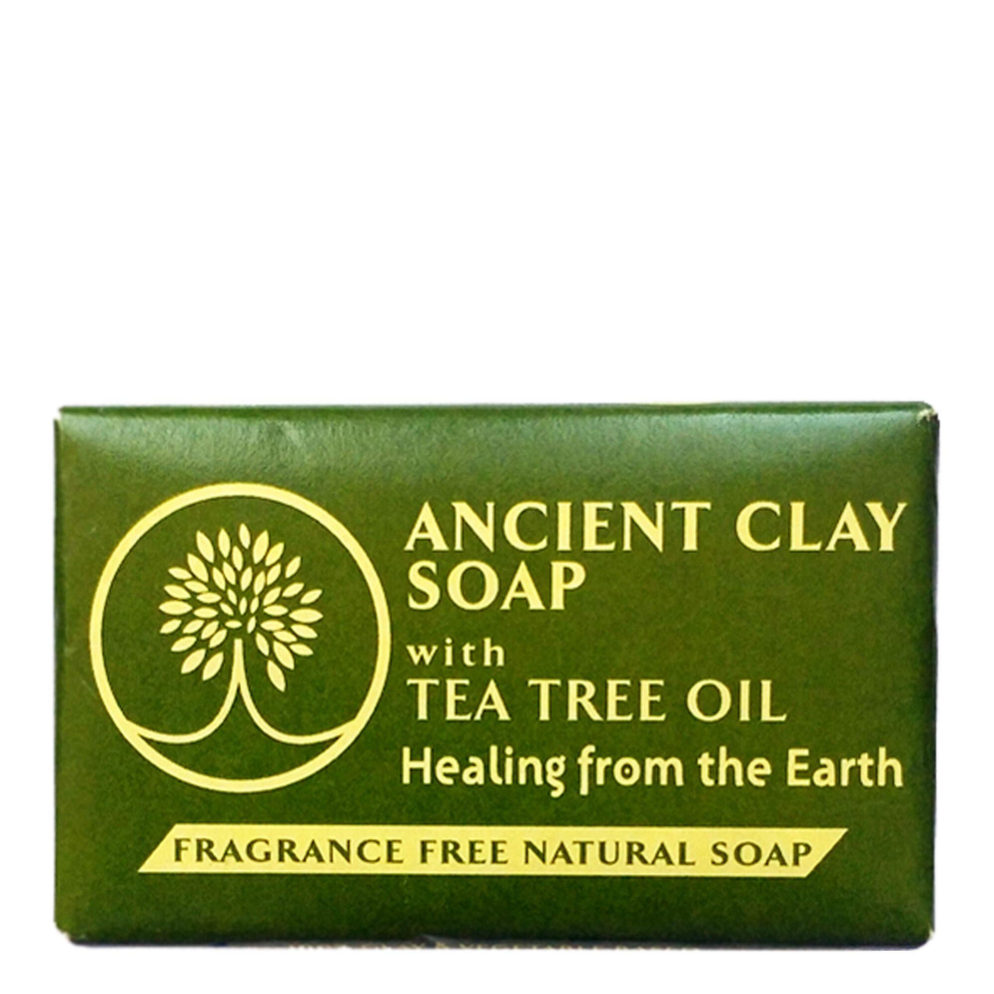Ancient Clay Soap with Tea Tree Oil Zion Health 6 oz Bar Soap