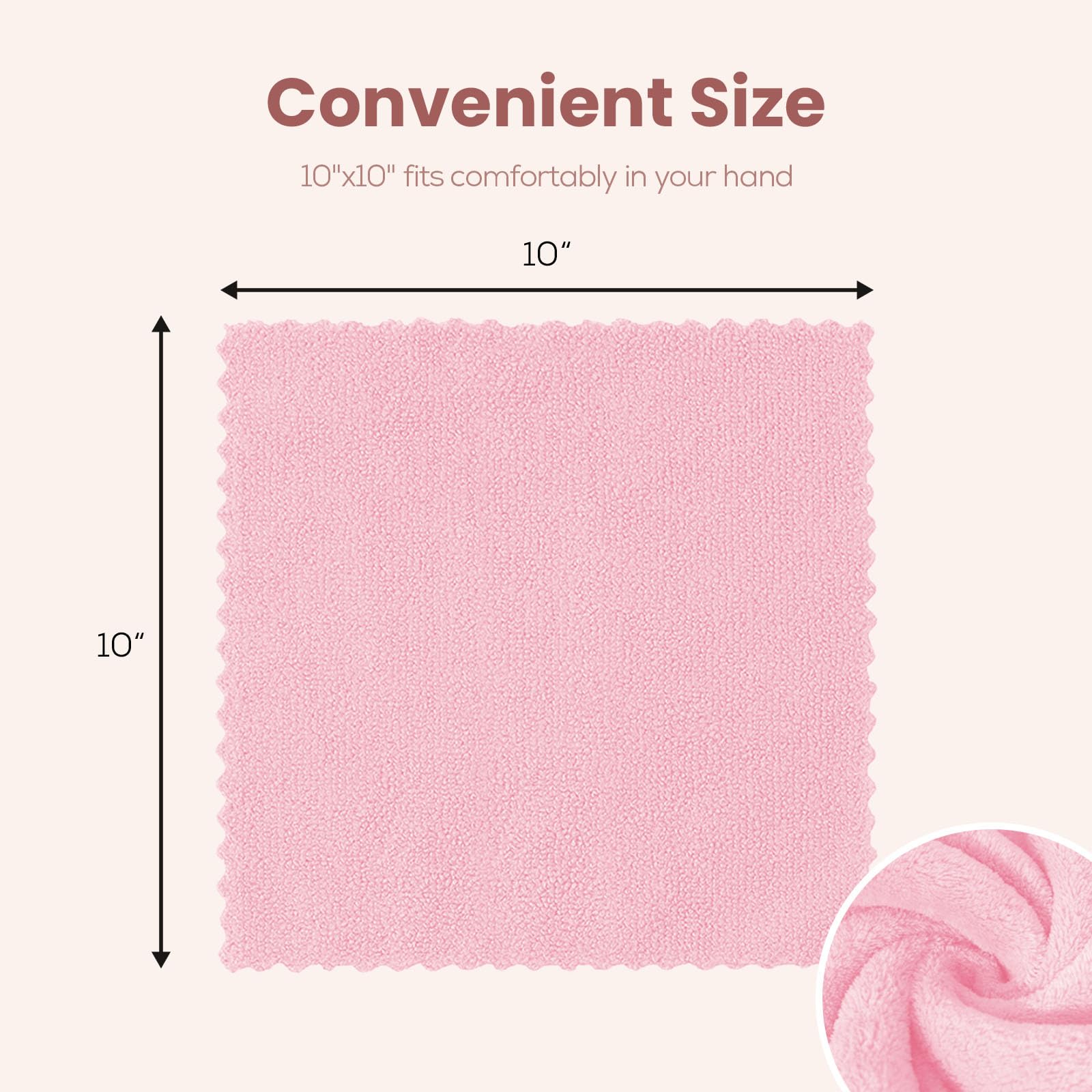 Blinddarm Washcloths, 20 Pack Multicolour Wash Cloths for Bathroom, Spa, and Gym Towel, 10 x 10 Inch Face Towels Microfiber Soft Hand Towel