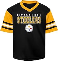 Vista 18 de Outerstuff NFL Teams - Camiseta tipo jersey de punto para niños y jóvenes varones con logotipo del equipo (8-20)