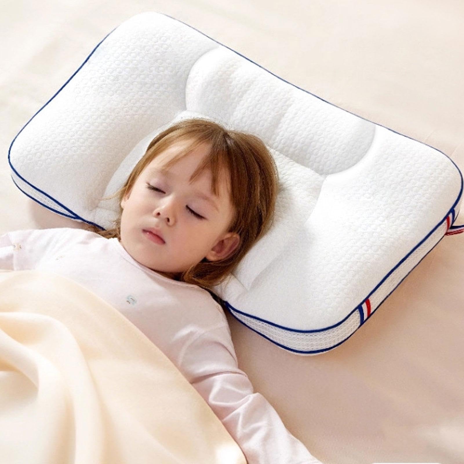Cojín de cabeza para niños pequeños, y transpirable de algodón