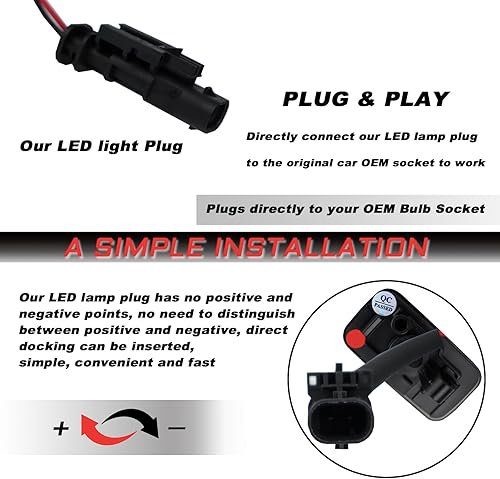 Miniatura 2 de Lentes ahumadas ámbar rojo guardabarros LED laterales luces de marcador lateral para Chevy Silverado GMC Sierra 2500HD 3500HD 2015-2023 doble rueda