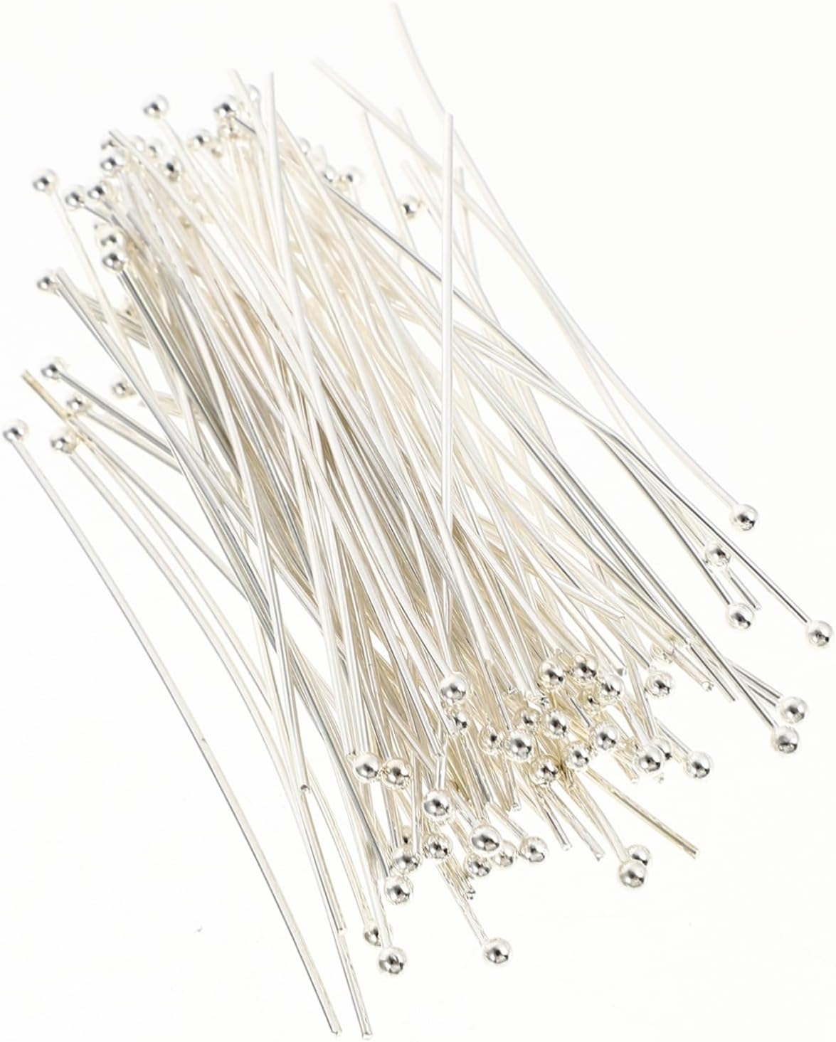OSALADI 200pcs DIY Jewelry Making Pins Copper Ball Head Pins for Crafting Beaded Chains Durable Jewelry Supplies for Bracelets Necklaces and More