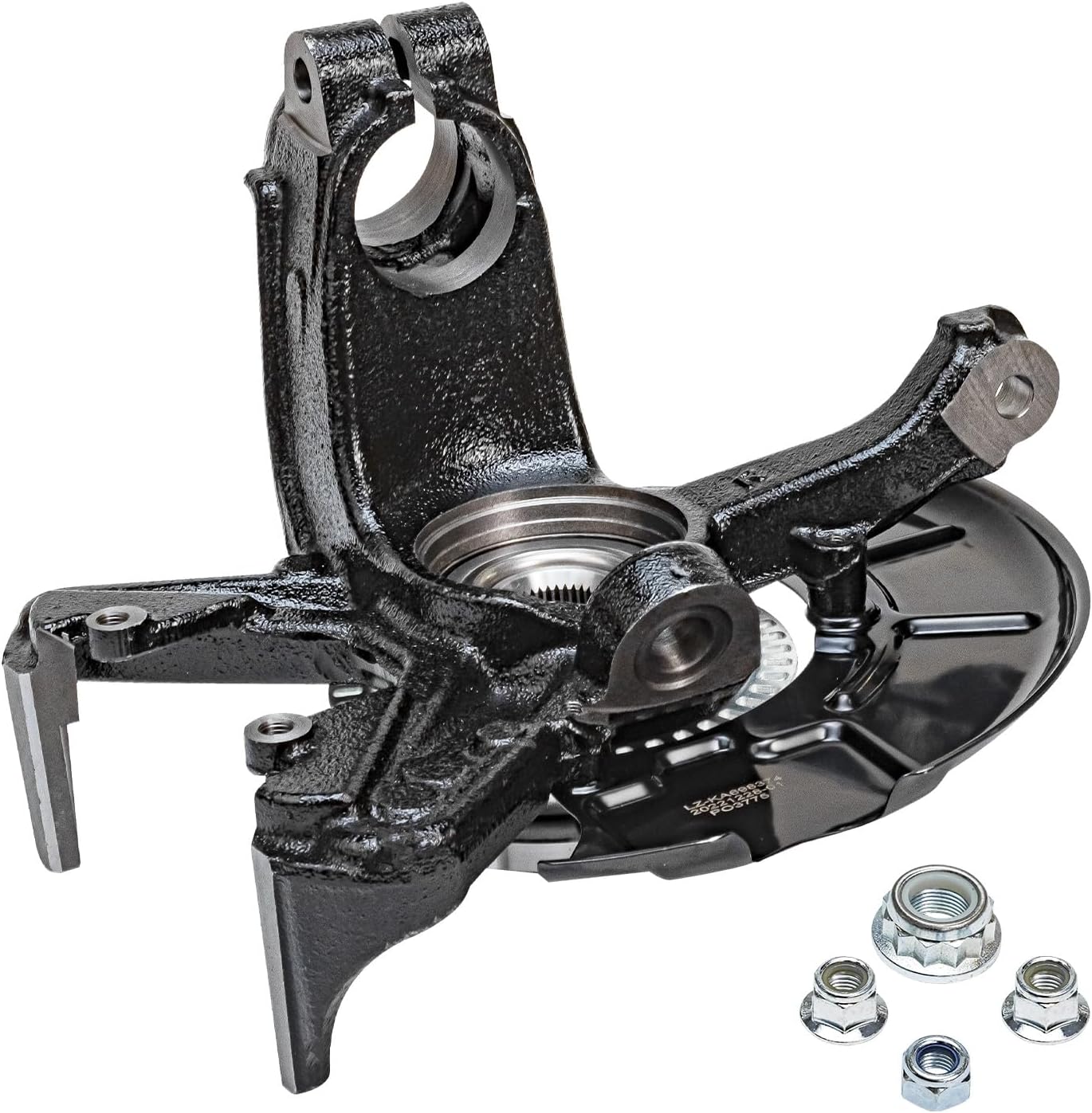 Detroit Axle - Front 2pc Steering Knuckles for Volkswagen Beetle Golf Jetta, 2 Steering Knuckles & Wheel Hub Bearing Assembly Replacement