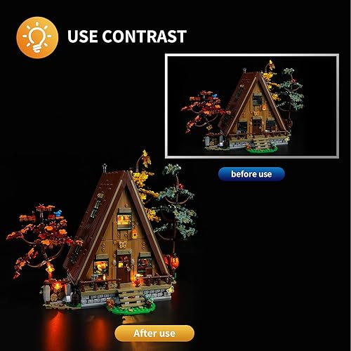 Miniatura 15 de Vaodest Luz LED para modelo Lego 21326, diseño y configuración compatible con el modelo 21326 (solo luz LED, no kit de bloques de construcción)