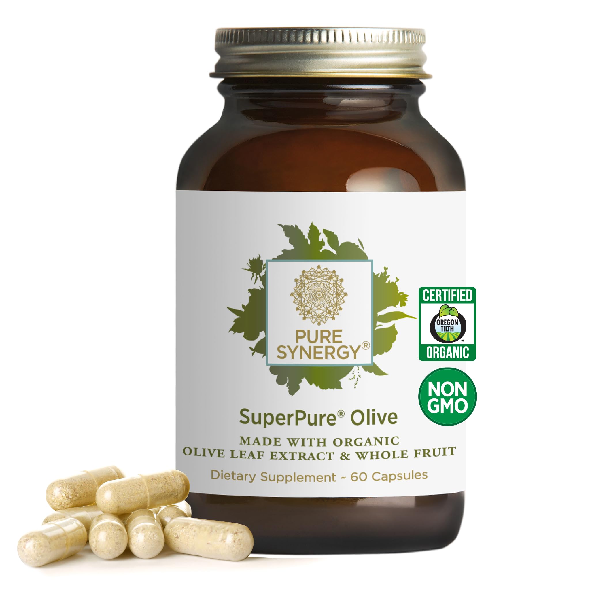 PURE SYNERGY SuperPure Olive Extract (60 Capsules)
