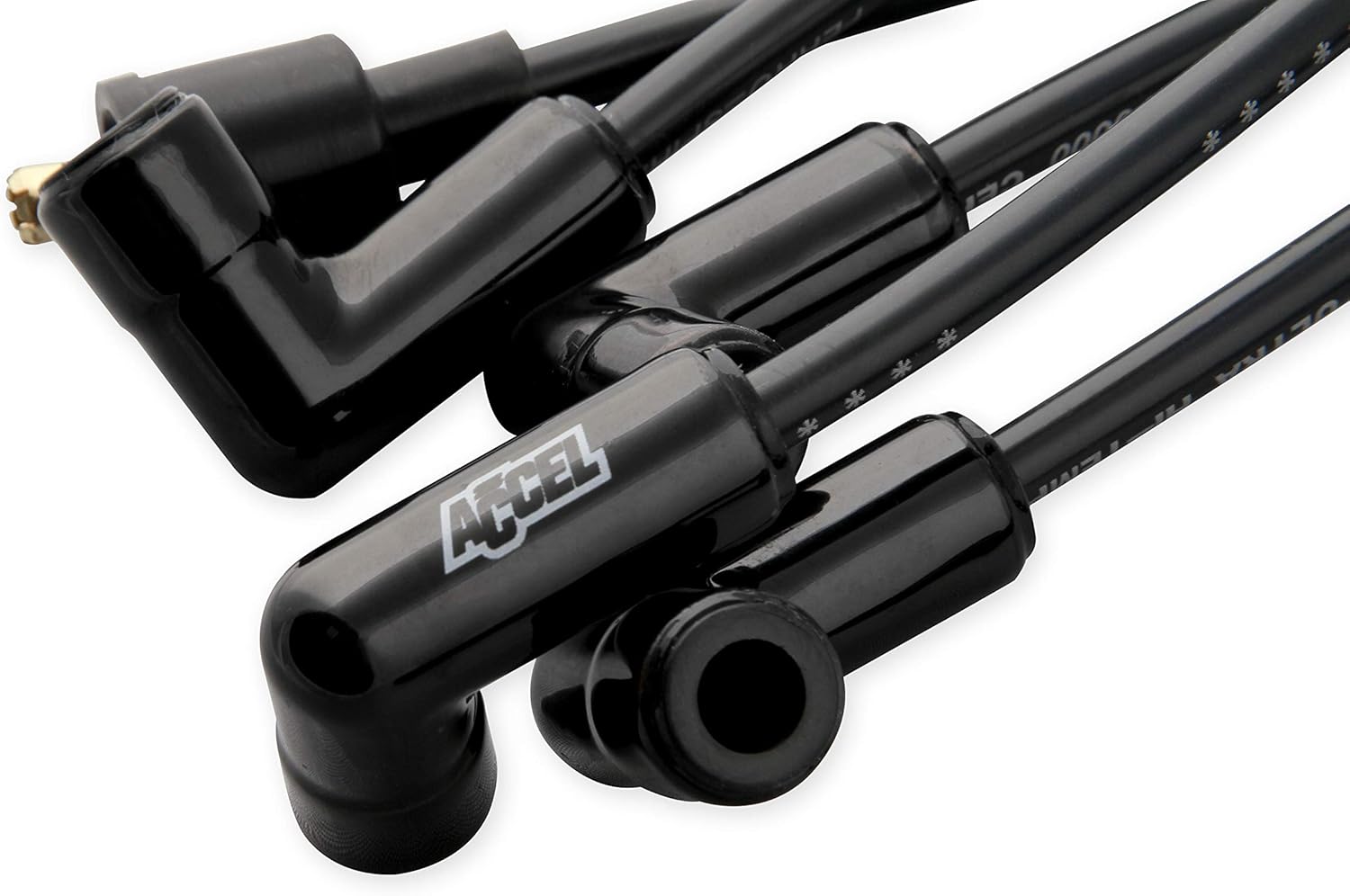 ACCEL 9001CK Extreme 9000 Spark Plug Wire Set - Universal - 90 Degree Black Ceramic Boots