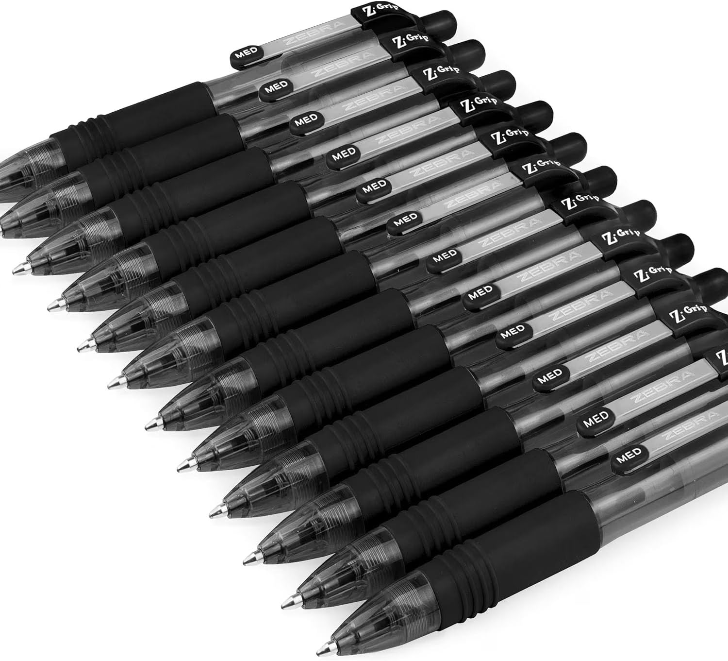 Zebra Z-Grip Smooth Mini Retractable Ballpoint Pens - 1.0mm Nib Tip - Black - Class Pack of 20