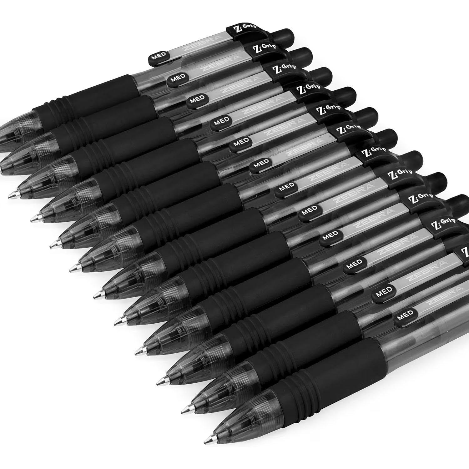 Zebra Z-Grip Smooth Mini Retractable Ballpoint Pens - 1.0mm Nib Tip - Black - Class Pack of 20, 20 count (Pack of 1)