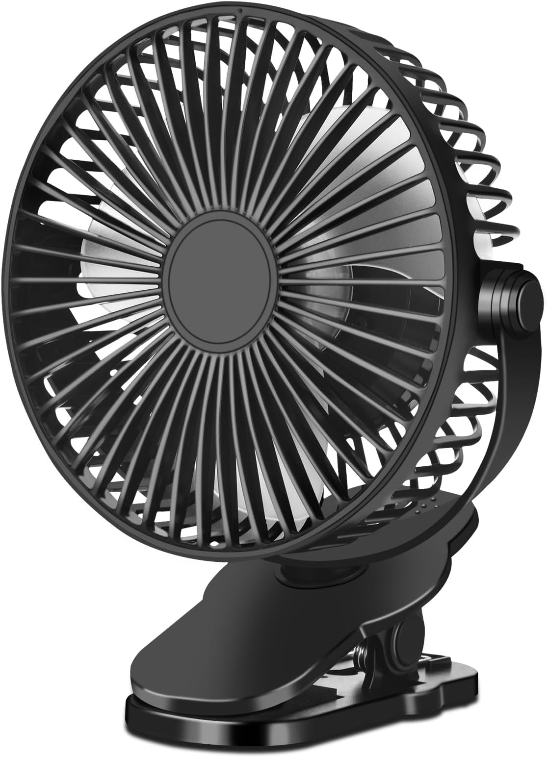 SucceBuy Ventilatore da pavimento pieghevole da 8 pollici con telecomando, 4 velocità regolabili