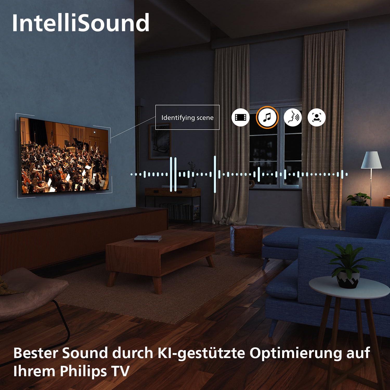 PHILIPS Ambilight 55PUS8200 4K LED Smart TV - 55 Zoll Display mit Pixel Precise Ultra HD, Titan OS, Dolby Vision und Dolby Atmos Sound, 2025