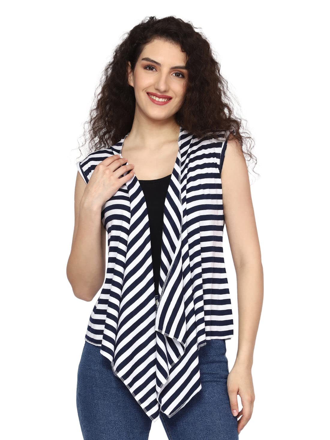 Women's Sleeveless Waterfall Shrug