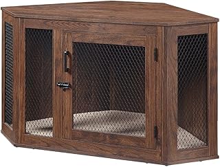 dog crate corner table